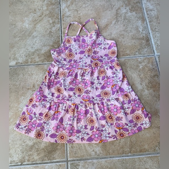 Cat and Jack Small (6/7) Floral Dress - Picture 1 of 3